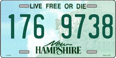 NH license plate 1769738