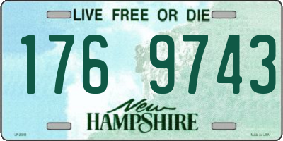 NH license plate 1769743