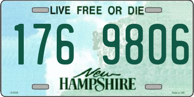 NH license plate 1769806