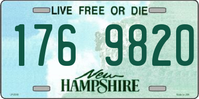 NH license plate 1769820