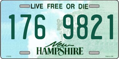 NH license plate 1769821