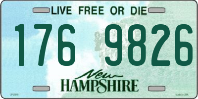 NH license plate 1769826