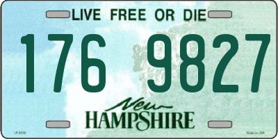 NH license plate 1769827