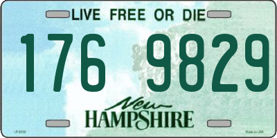 NH license plate 1769829
