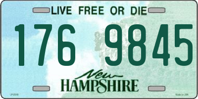 NH license plate 1769845