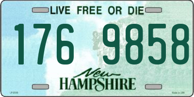 NH license plate 1769858