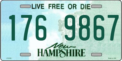 NH license plate 1769867