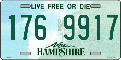 NH license plate 1769917