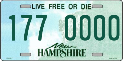 NH license plate 1770000