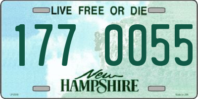NH license plate 1770055