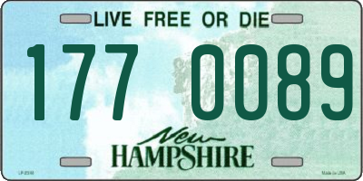 NH license plate 1770089