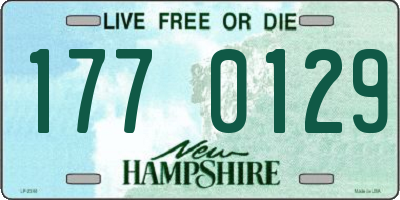 NH license plate 1770129