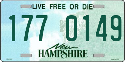 NH license plate 1770149