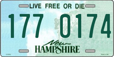 NH license plate 1770174