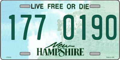 NH license plate 1770190