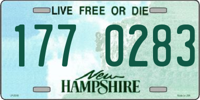 NH license plate 1770283