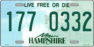 NH license plate 1770332