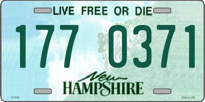 NH license plate 1770371