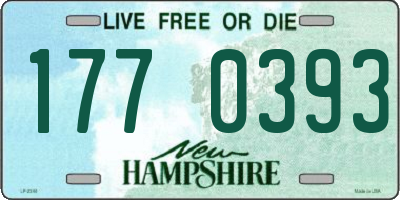 NH license plate 1770393