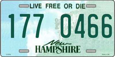 NH license plate 1770466