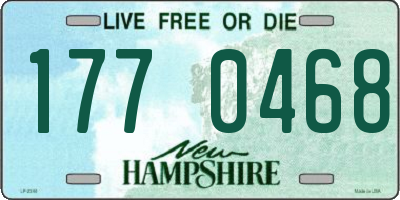 NH license plate 1770468