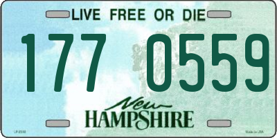NH license plate 1770559