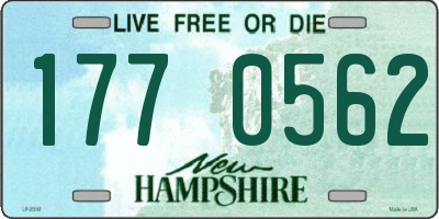 NH license plate 1770562