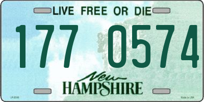 NH license plate 1770574