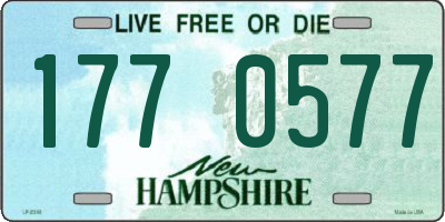 NH license plate 1770577