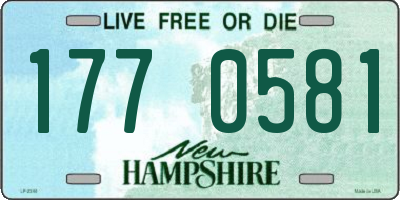 NH license plate 1770581