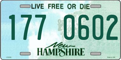 NH license plate 1770602