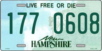 NH license plate 1770608