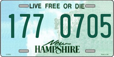 NH license plate 1770705