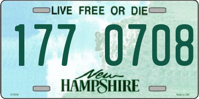 NH license plate 1770708