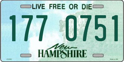 NH license plate 1770751