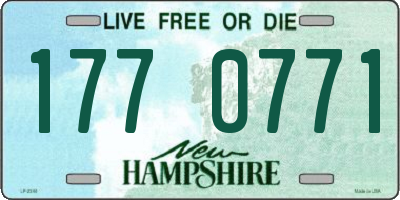 NH license plate 1770771