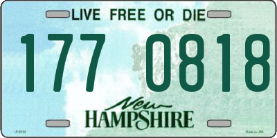 NH license plate 1770818