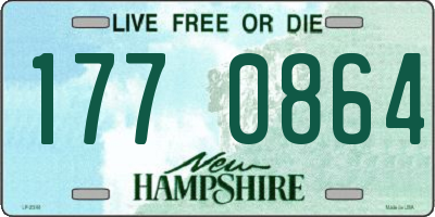 NH license plate 1770864