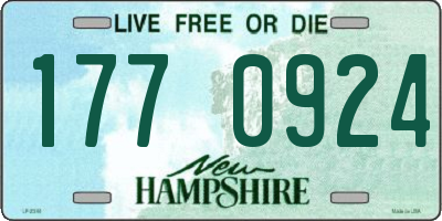 NH license plate 1770924
