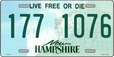 NH license plate 1771076