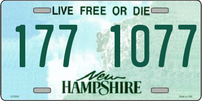 NH license plate 1771077