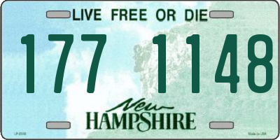 NH license plate 1771148