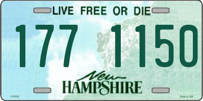 NH license plate 1771150