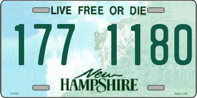NH license plate 1771180