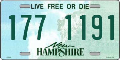NH license plate 1771191
