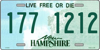 NH license plate 1771212