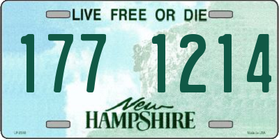 NH license plate 1771214