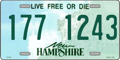 NH license plate 1771243