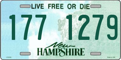 NH license plate 1771279
