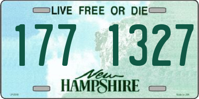NH license plate 1771327